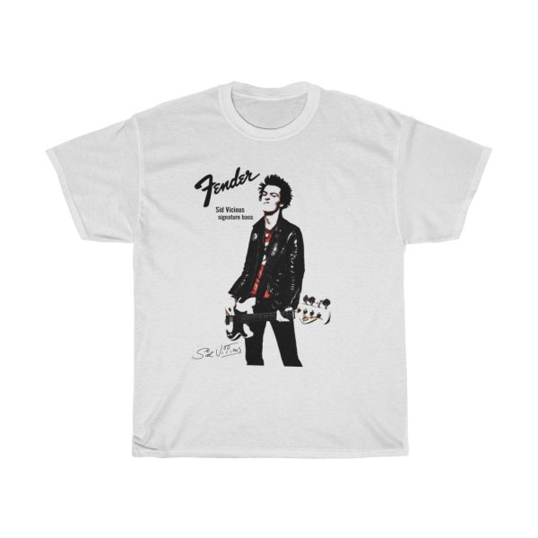 Sex Pistols Sid Vicious Fender Signature Bass Shirt