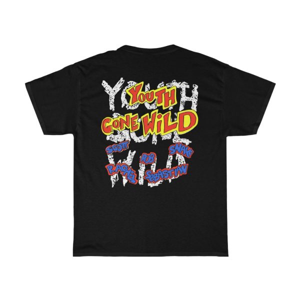 Skid Row Youth Gone Wild with Band Member Names Shirt