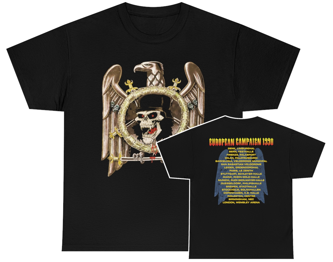 Slayer 1990 European Campaign Tour Shirt Slayer 1990 European Campaign Tour Shirt