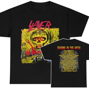Slayer 1990 Seasons In The Abyss European Tour Shirt