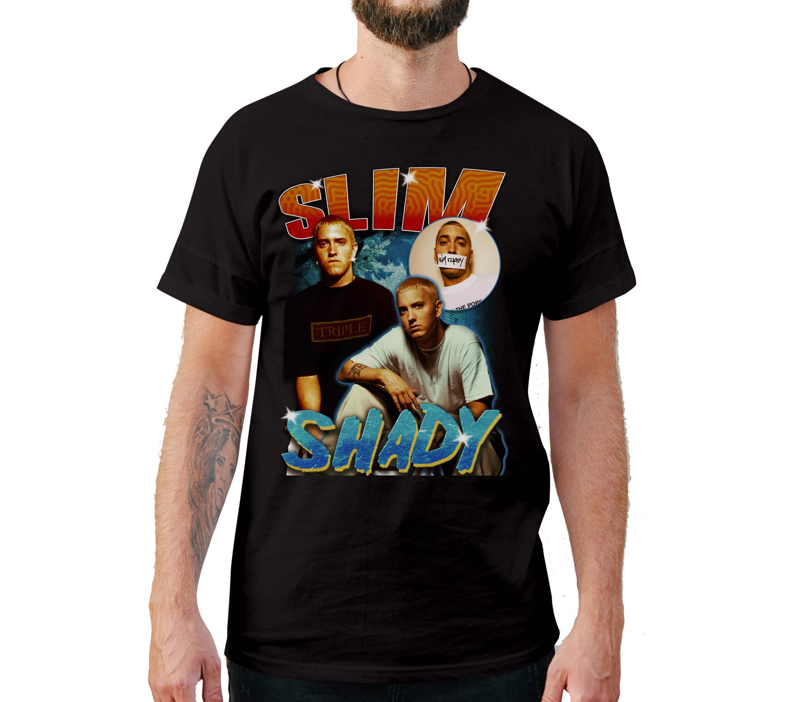 Slim Shady Eminem Vintage Style T-Shirt Slim Shady Eminem Vintage Style T-Shirt