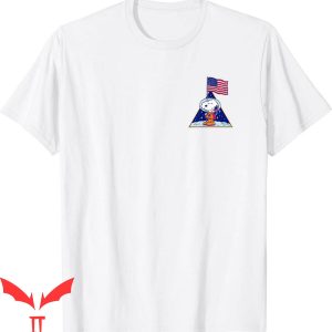 Snoopy Red Cross T-Shirt Peanuts Space Traveler Animated