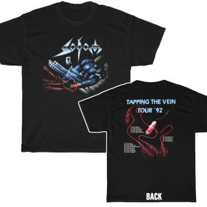 Sodom 1992 Tapping The Vein EuropeanTour Shirt