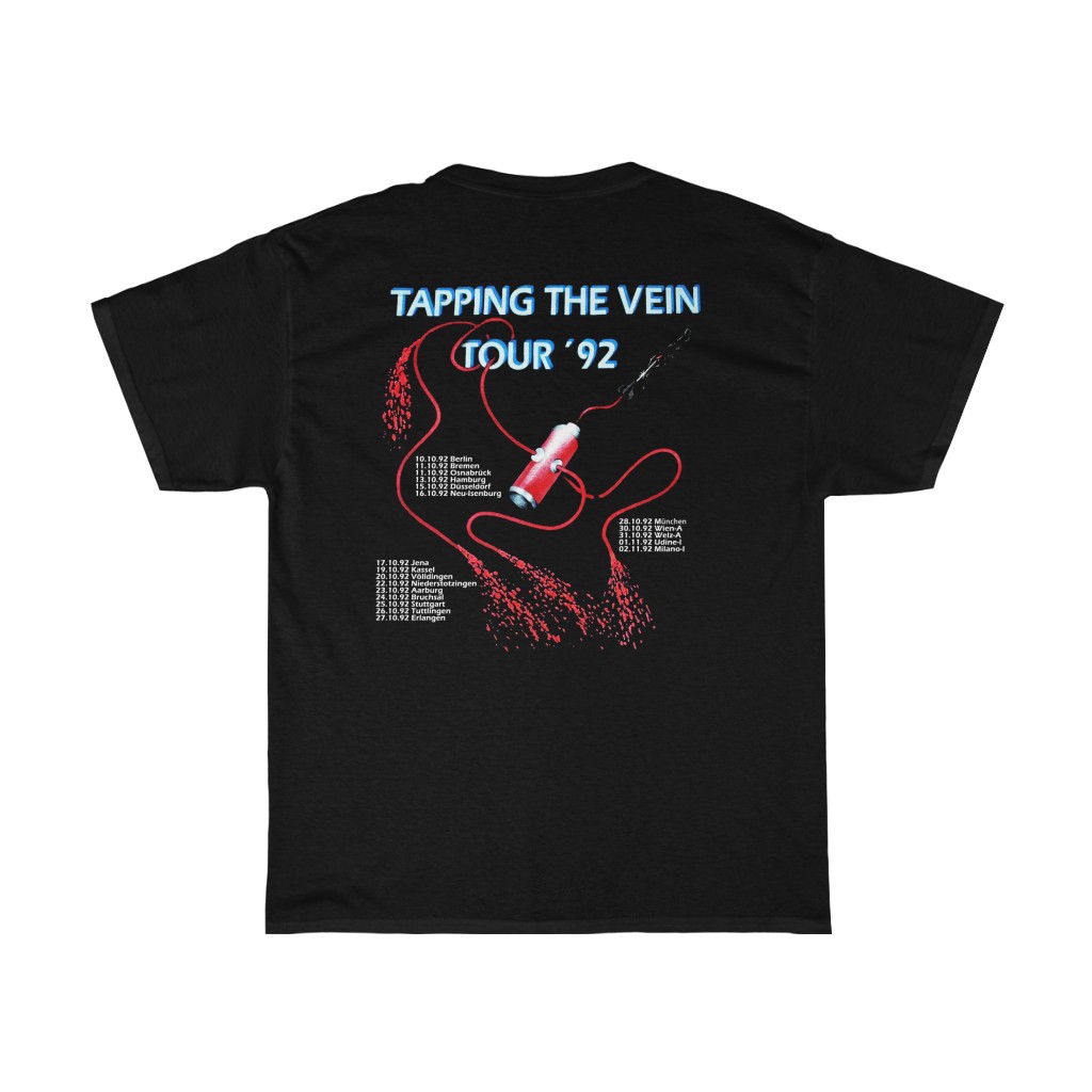 Sodom 1992 Tapping The Vein EuropeanTour Shirt Sodom 1992 Tapping The Vein EuropeanTour Shirt