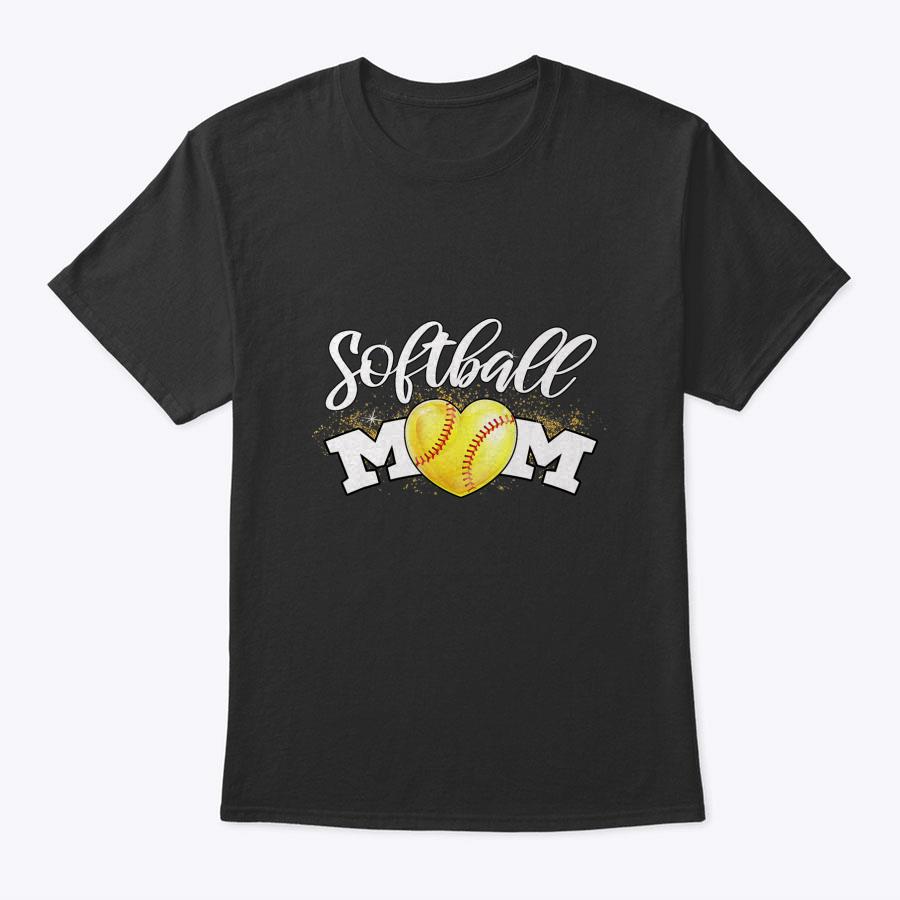 Softball Mom Leopard Mother's Day Funny Softball Mom T-Shirt Softball Mom Leopard Mother's Day Funny Softball Mom T-Shirt