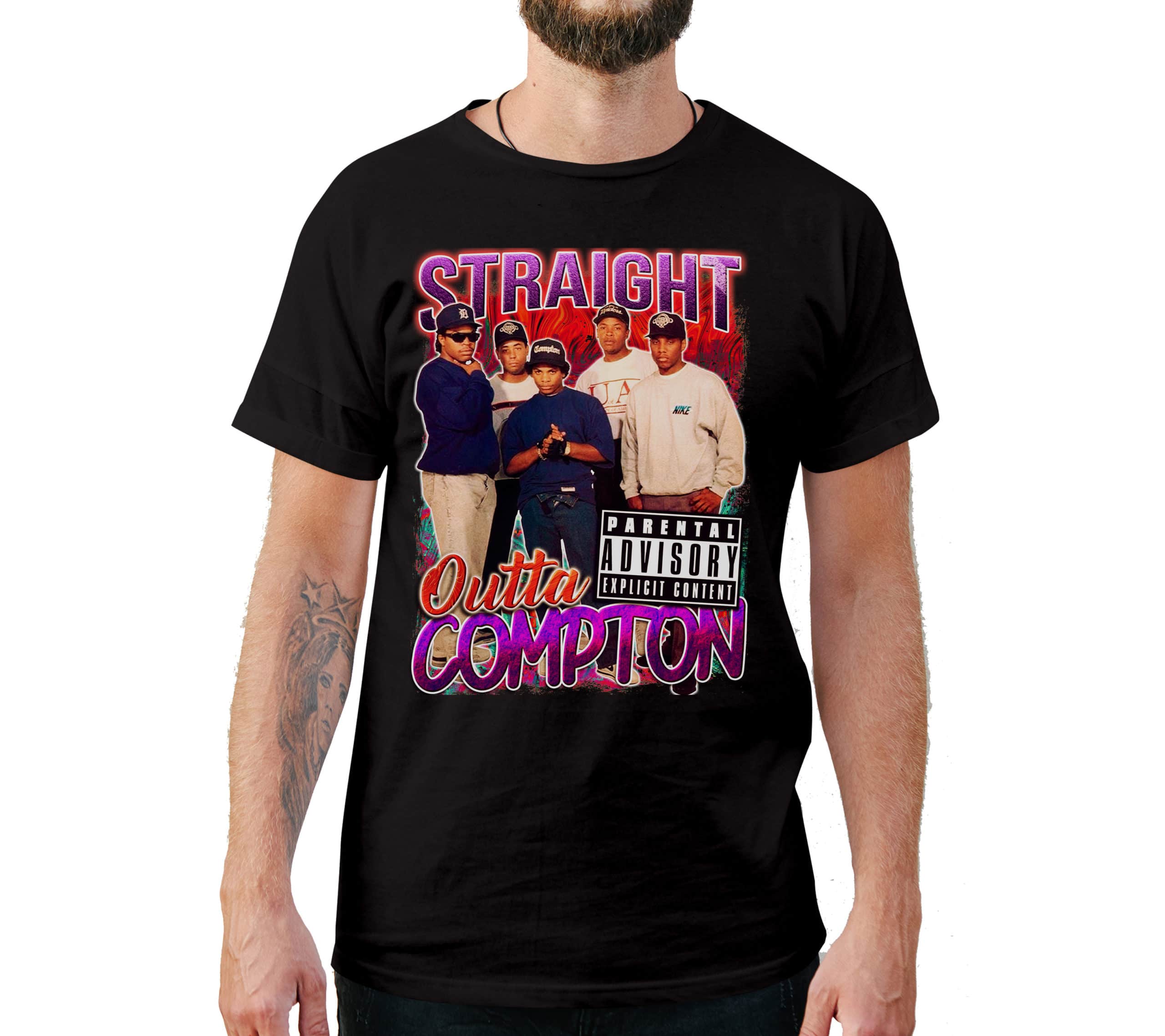 Straight Outta Compton N.W.A Vintage Style T-Shirt Straight Outta Compton N.W.A Vintage Style T-Shirt