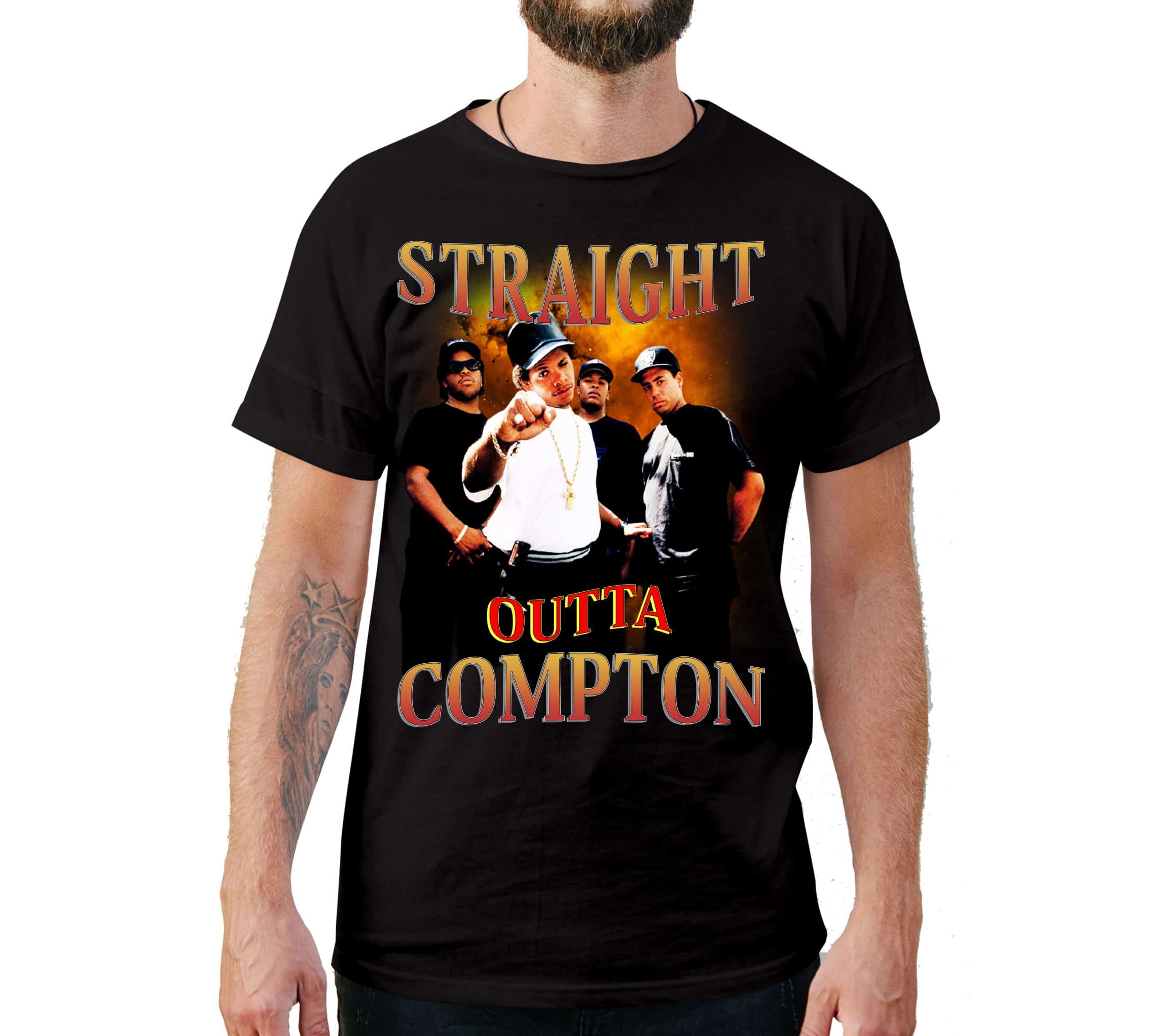 Straight Outta Compton Vintage Style T-Shirt Straight Outta Compton Vintage Style T-Shirt