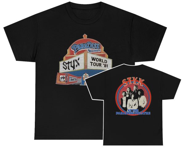 Styx 1981 World Tour Live At The Paradise Theatre Shirt