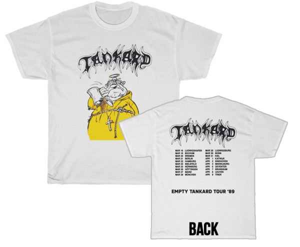 Tankard 1989 Empty Tankard Tour Shirt