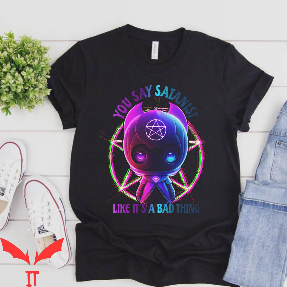 Target Satan T-Shirt Bad Thing LGBTQ Satanist Label Tee Target Satan T-Shirt Bad Thing LGBTQ Satanist Label Tee