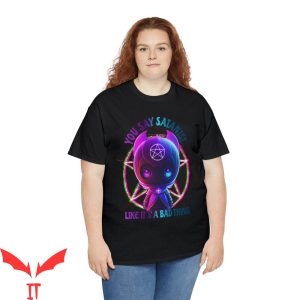 Target Satan T-Shirt Bad Thing LGBTQ Satanist Label Tee