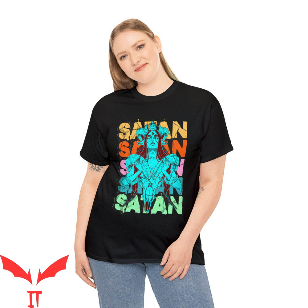 Target Satan T-Shirt Hail Satan Satanic Pentagram Tee Target Satan T-Shirt Hail Satan Satanic Pentagram Tee