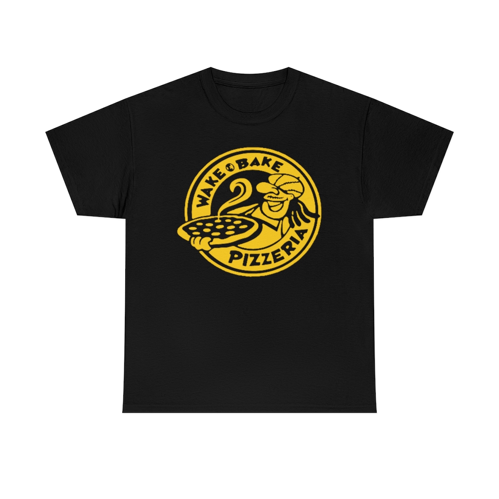 Tenacious D Pick of Destiny Wake & Bake Pizzaria Shirt Tenacious D Pick of Destiny Wake & Bake Pizzaria Shirt