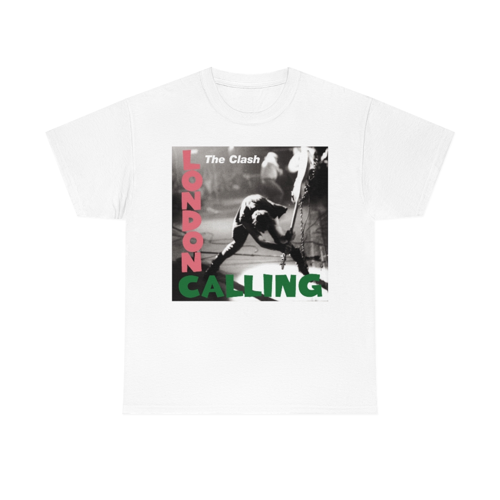 The Clash London Calling Album Cover Shirt The Clash London Calling Album Cover Shirt