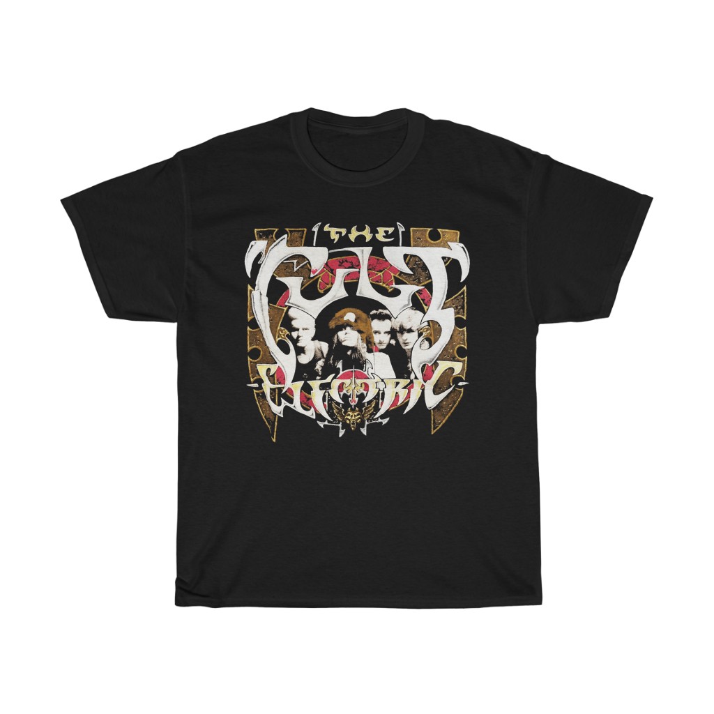The Cult Electric 1987 SINGLE SIDED Summer Tour Shirt The Cult Electric 1987 SINGLE SIDED Summer Tour Shirt