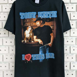 Toby Keith T-Shirt Vintage 00s I Love This Bar Country Music