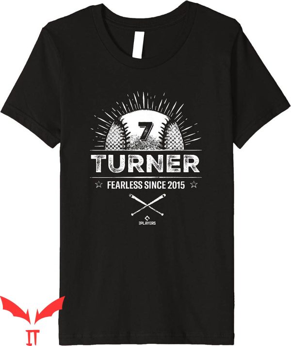 Trea Turner T-Shirt Fearless Baseball Number Gameday