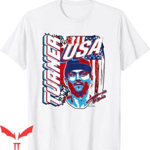 Trea Turner T-Shirt International Baseball USA MLBPA