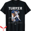 Trea Turner T-Shirt Number And Portrait Los Angeles MLBPA