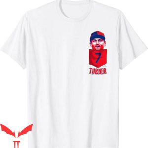 Trea Turner T-Shirt Philadelphia Baseball Pocket MLBPA