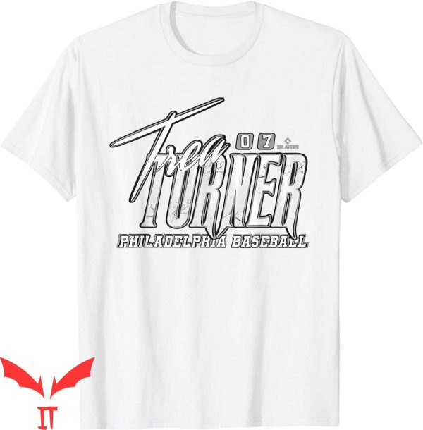 Trea Turner T-Shirt Philadelphia Baseball Rock MLBPA