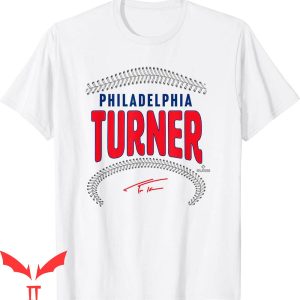 Trea Turner T-Shirt Philadelphia Name And Number MLBPA