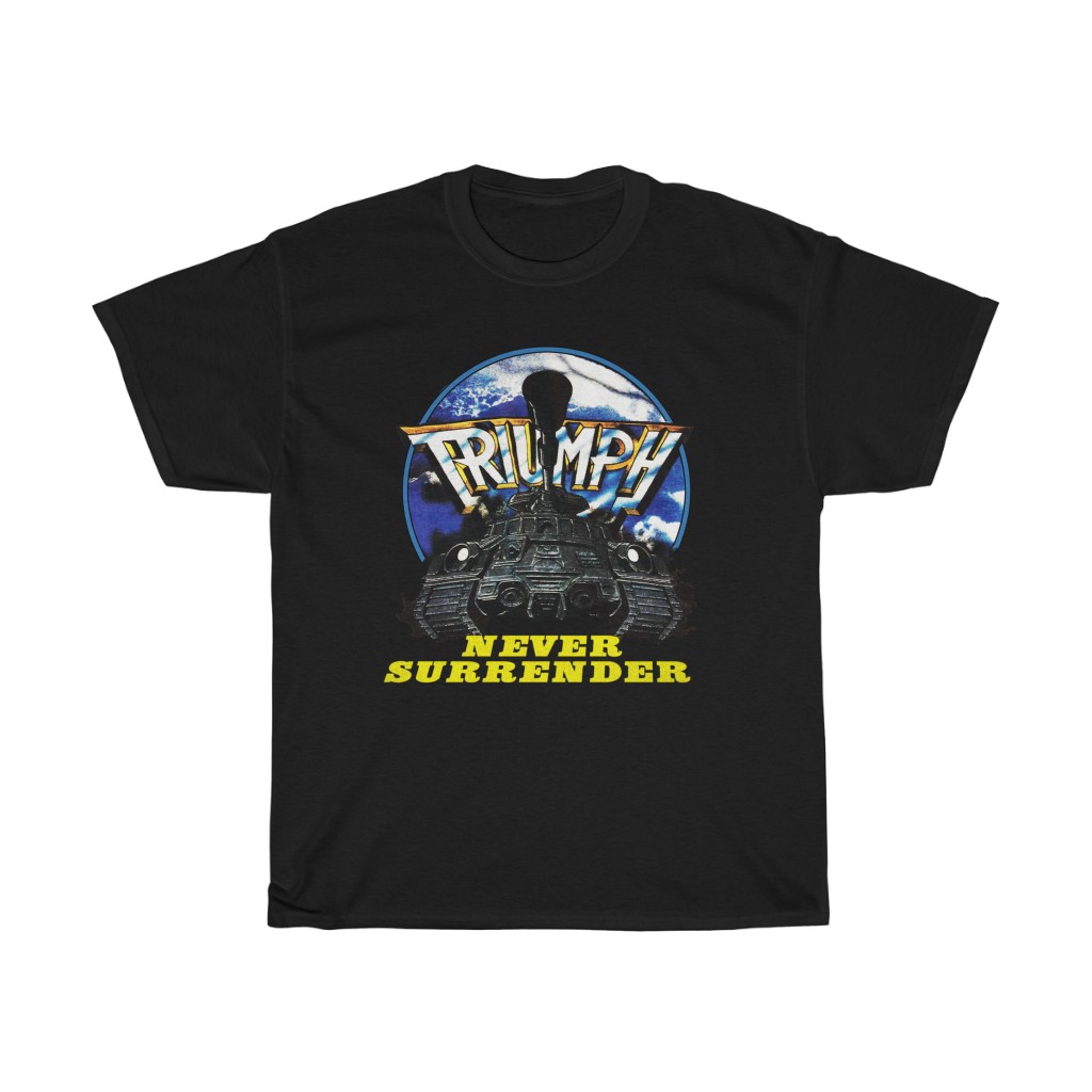 Triumph 1983 Never Surrender Tour Shirt With Tank Triumph 1983 Never Surrender Tour Shirt With Tank