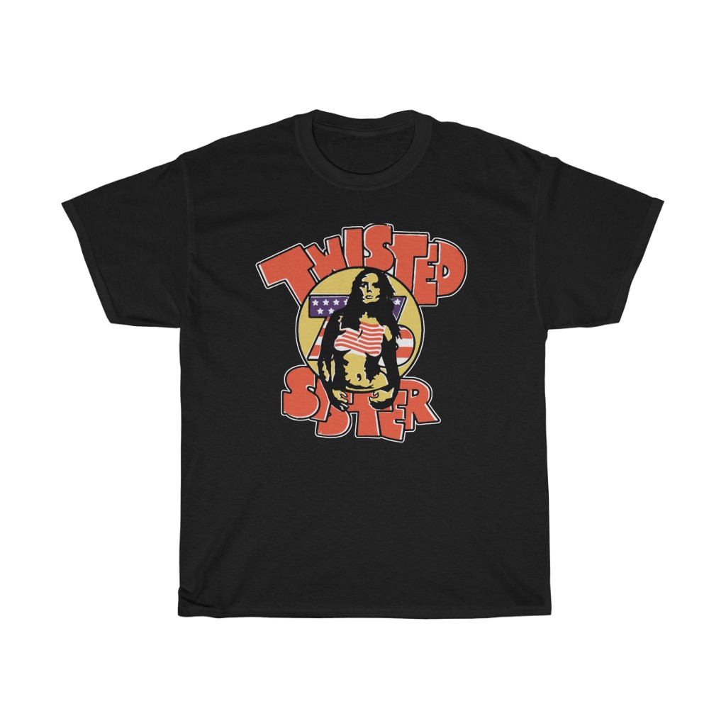 Twisted Sister 76 Girl Logo CENSORED Shirt Twisted Sister 76 Girl Logo CENSORED Shirt