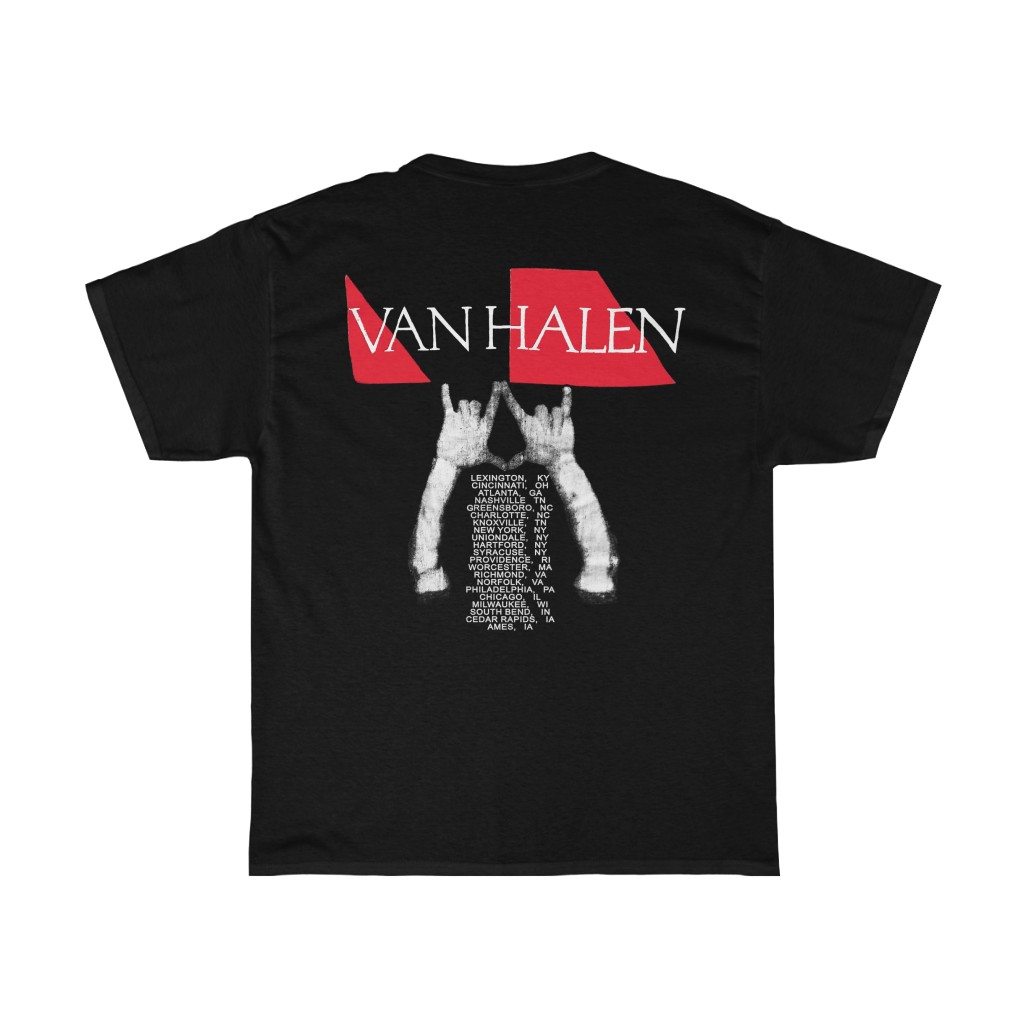 Van Halen 1988 OU812 Tour Shirt Van Halen 1988 OU812 Tour Shirt