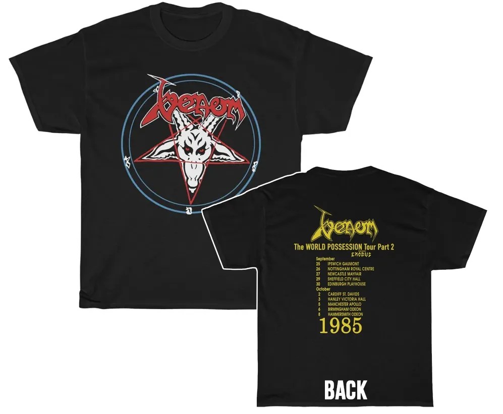 Venom 1985 The World Possession Tour Part 2 Shirt Venom 1985 The World Possession Tour Part 2 Shirt