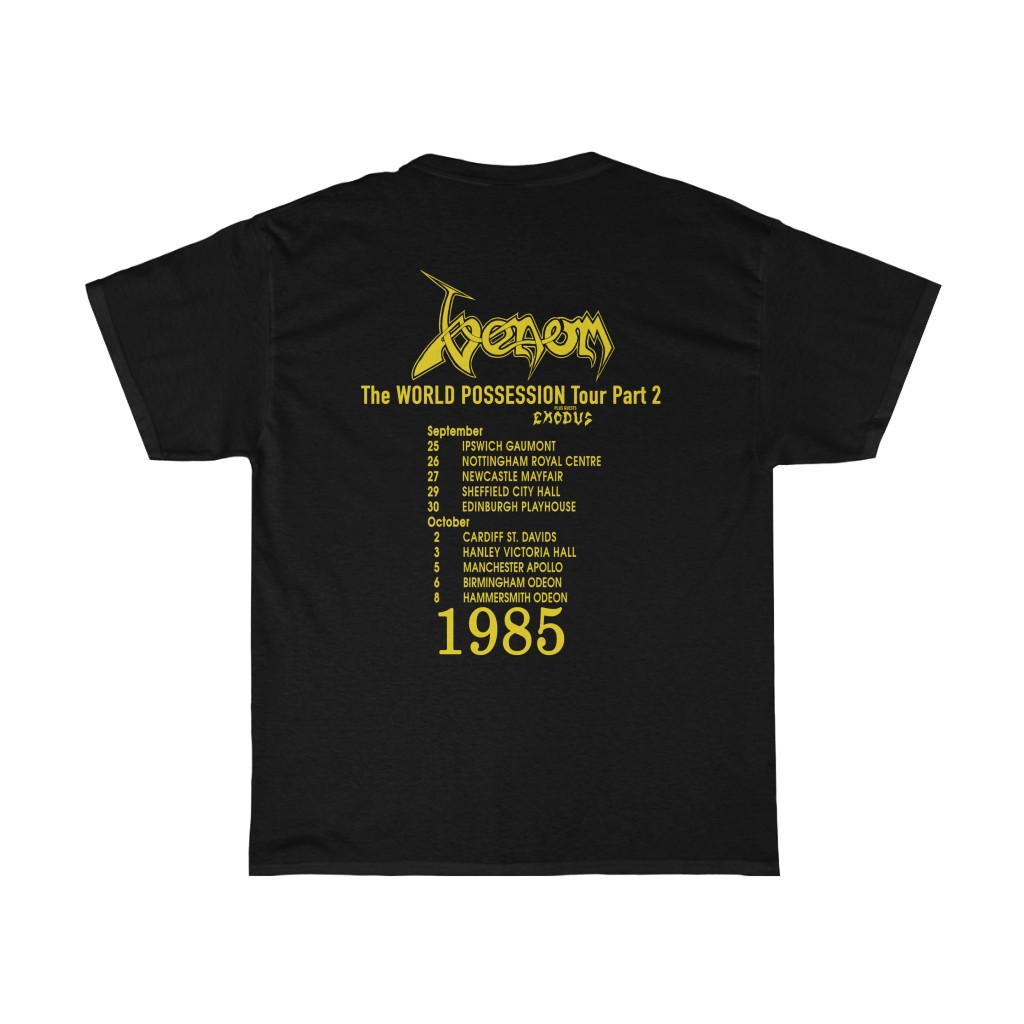Venom 1985 The World Possession Tour Part 2 Shirt Venom 1985 The World Possession Tour Part 2 Shirt