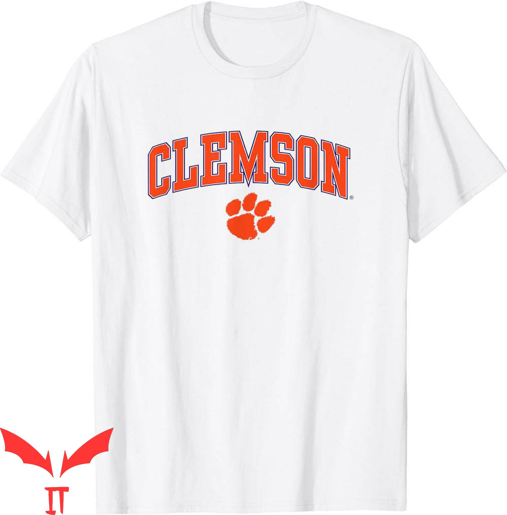 Vintage Clemson T-Shirt Tigers Arch Over Football Tee Vintage Clemson T-Shirt Tigers Arch Over Football Tee