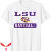 Vintage LSU T-Shirt Tigers Baseball Logo Sports Tee