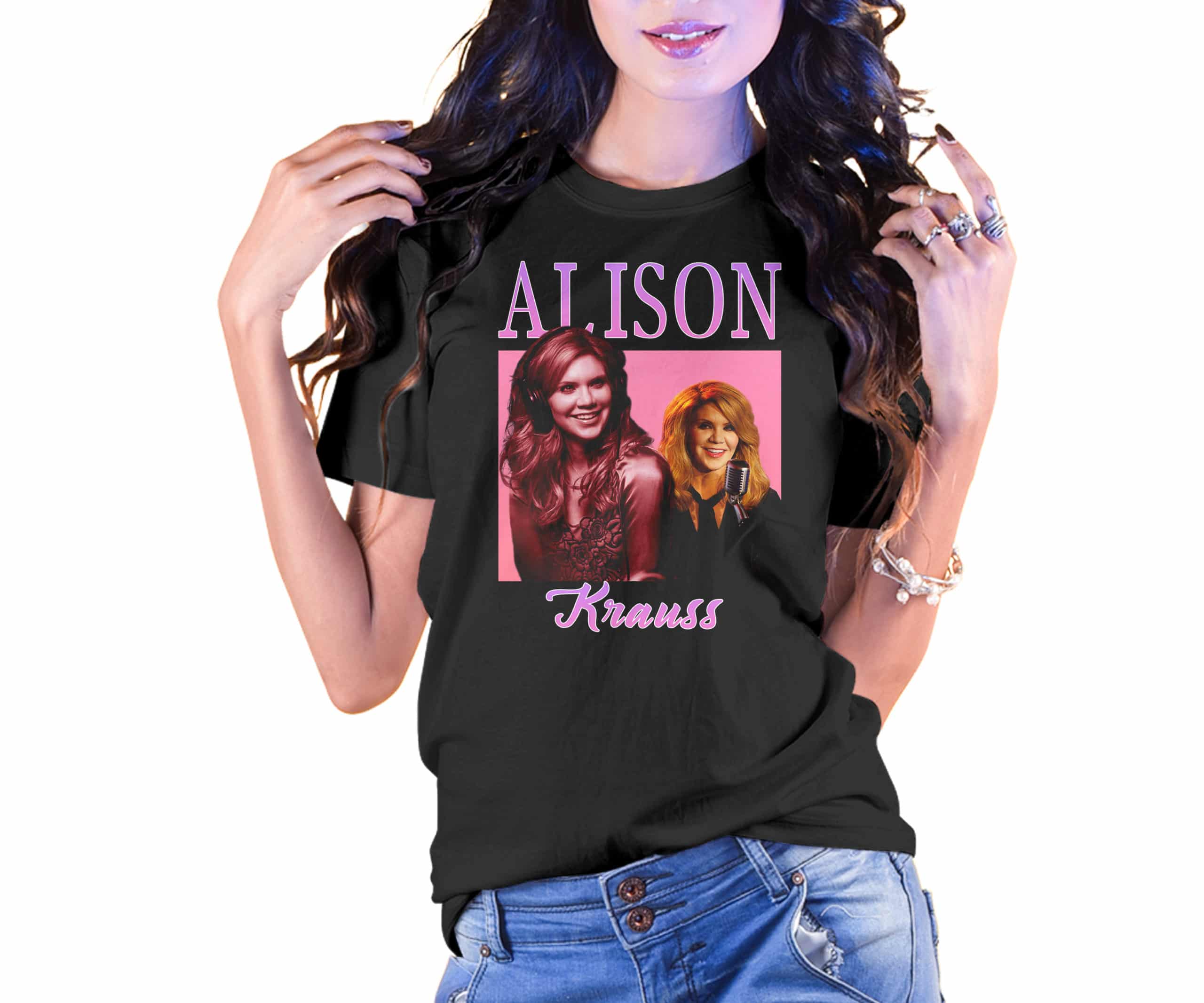 Vintage Style Alison Krauss T-Shirt Vintage Style Alison Krauss T-Shirt