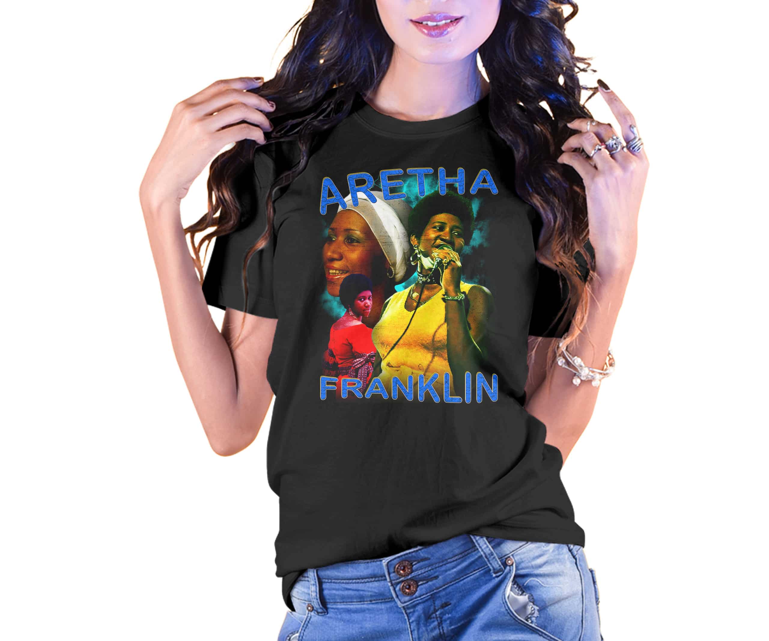 Vintage Style Aretha Franklin T-Shirt Vintage Style Aretha Franklin T-Shirt