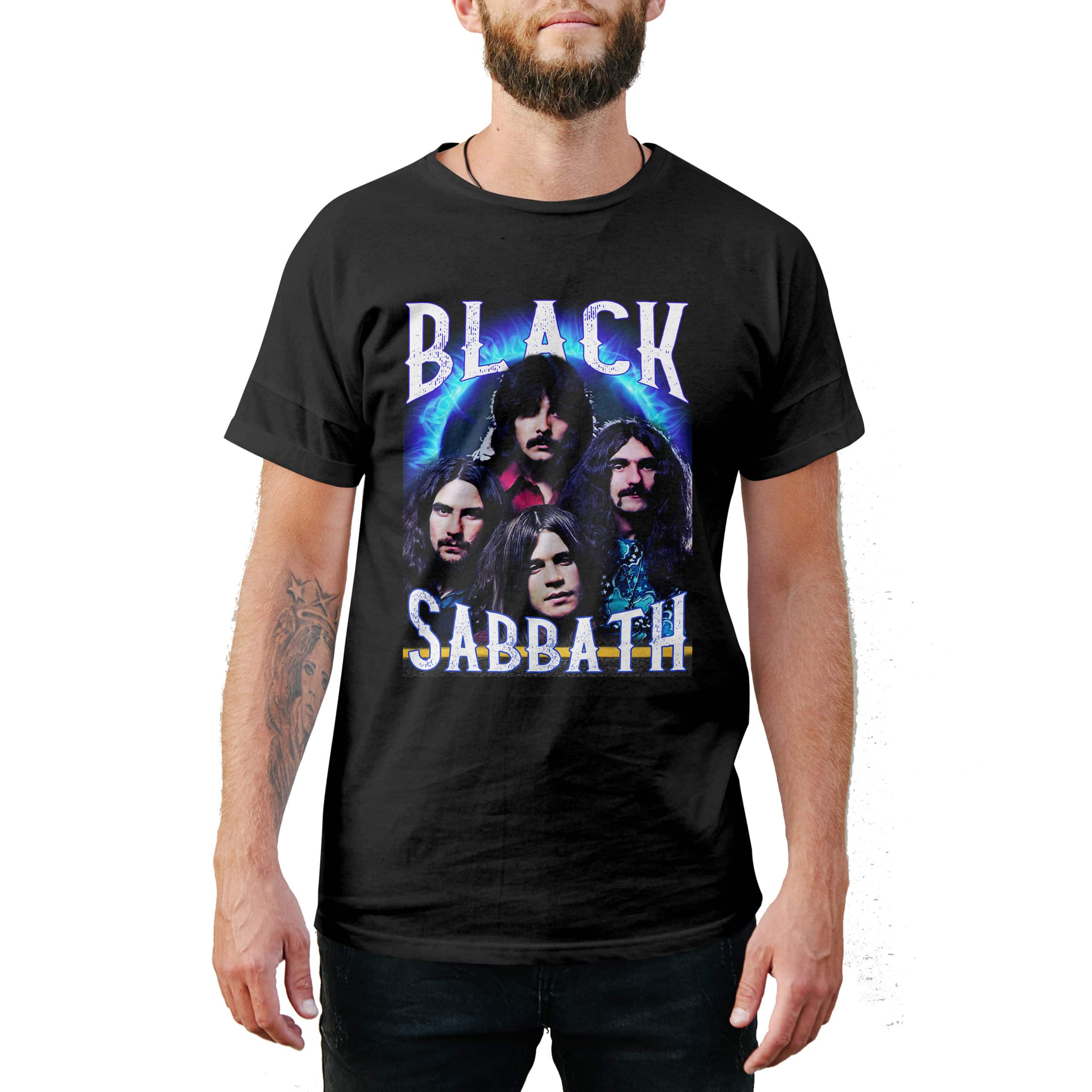 Vintage Style Black Sabbath T-Shirt Vintage Style Black Sabbath T-Shirt