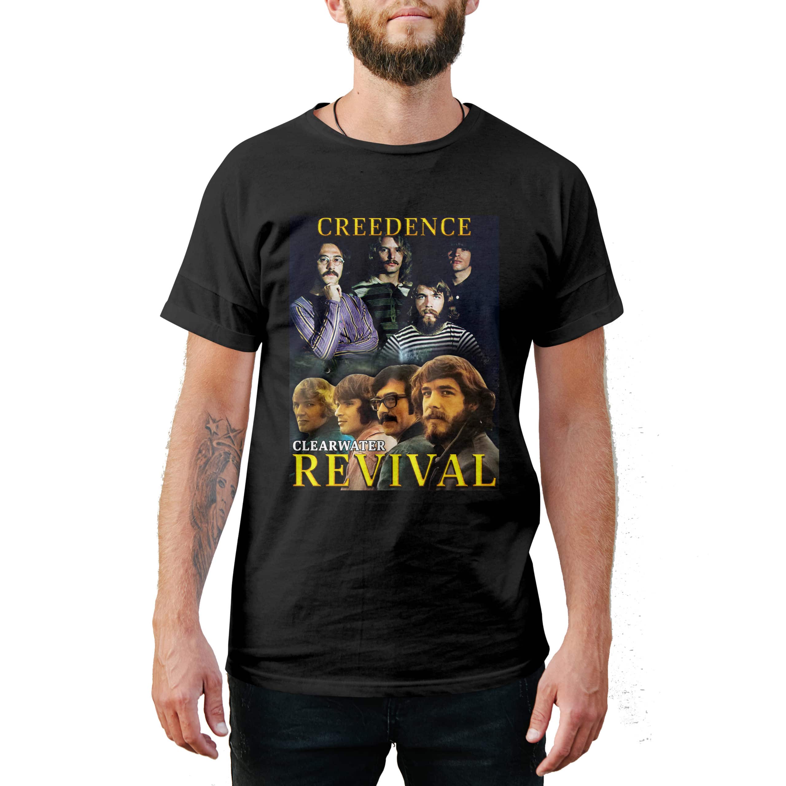Vintage Style Creedence ClearWater Revival T-Shirt Vintage Style Creedence ClearWater Revival T-Shirt