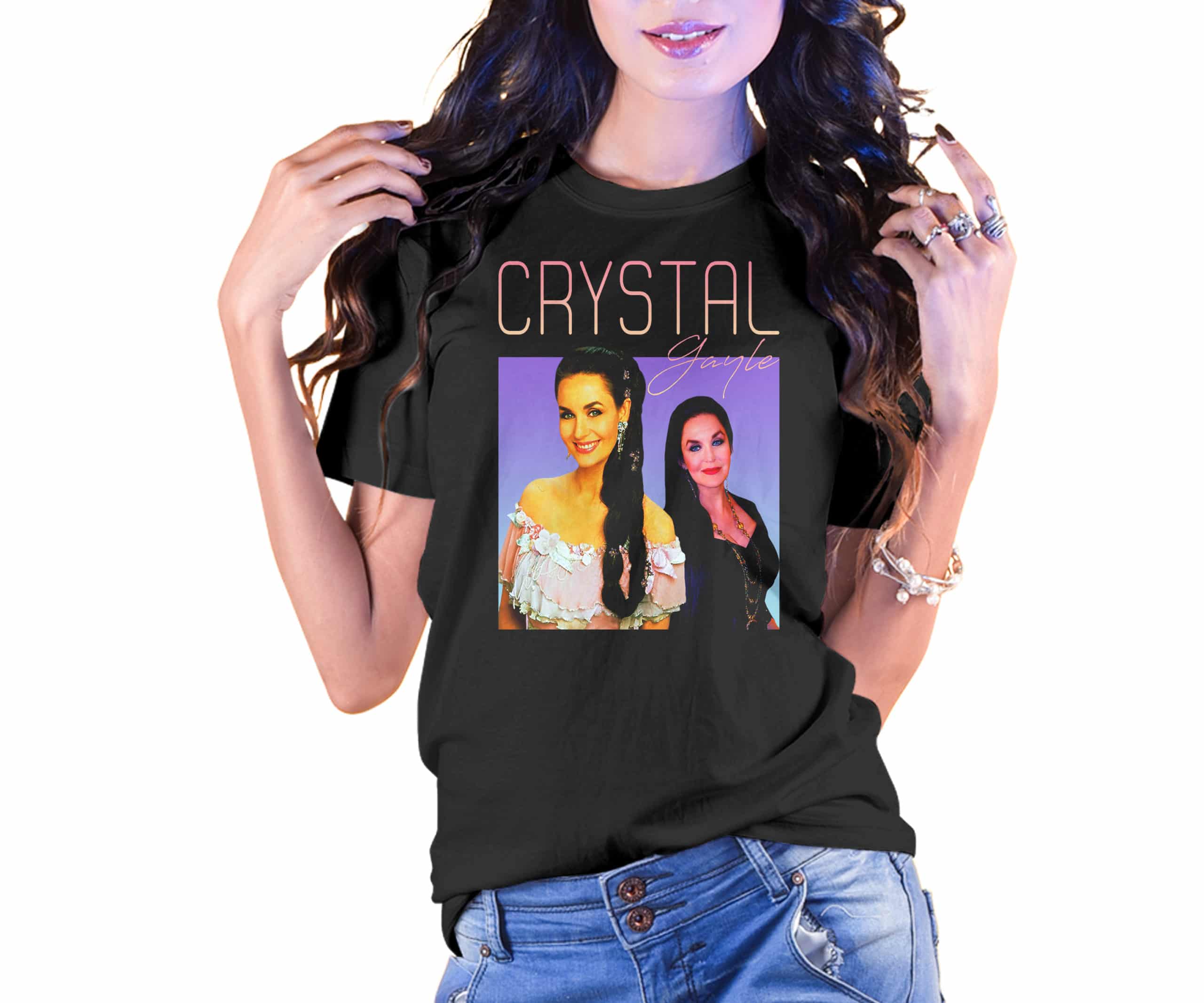 Vintage Style Crystal Gayle T-Shirt Vintage Style Crystal Gayle T-Shirt