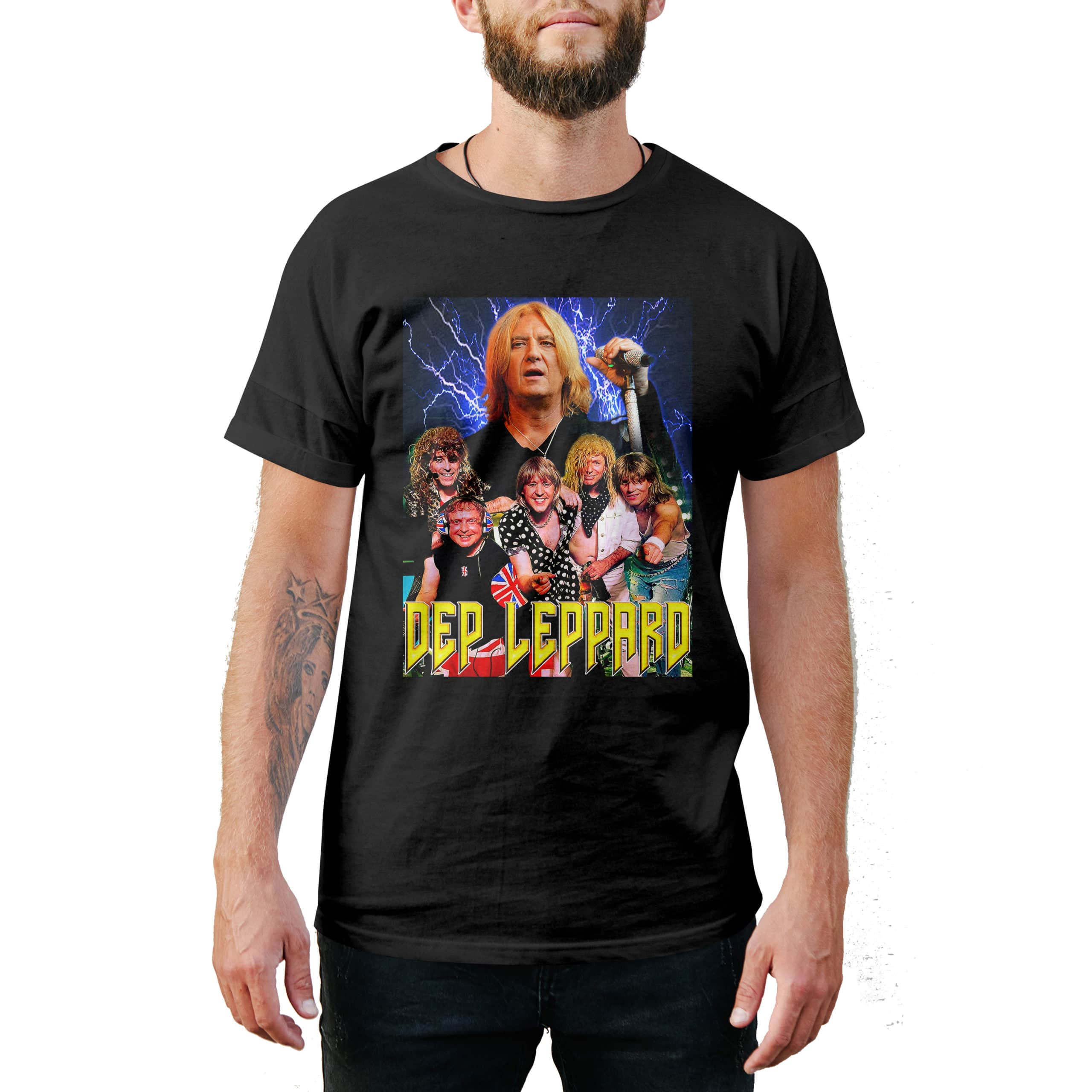Vintage Style Dep Leppard T-Shirt Vintage Style Dep Leppard T-Shirt