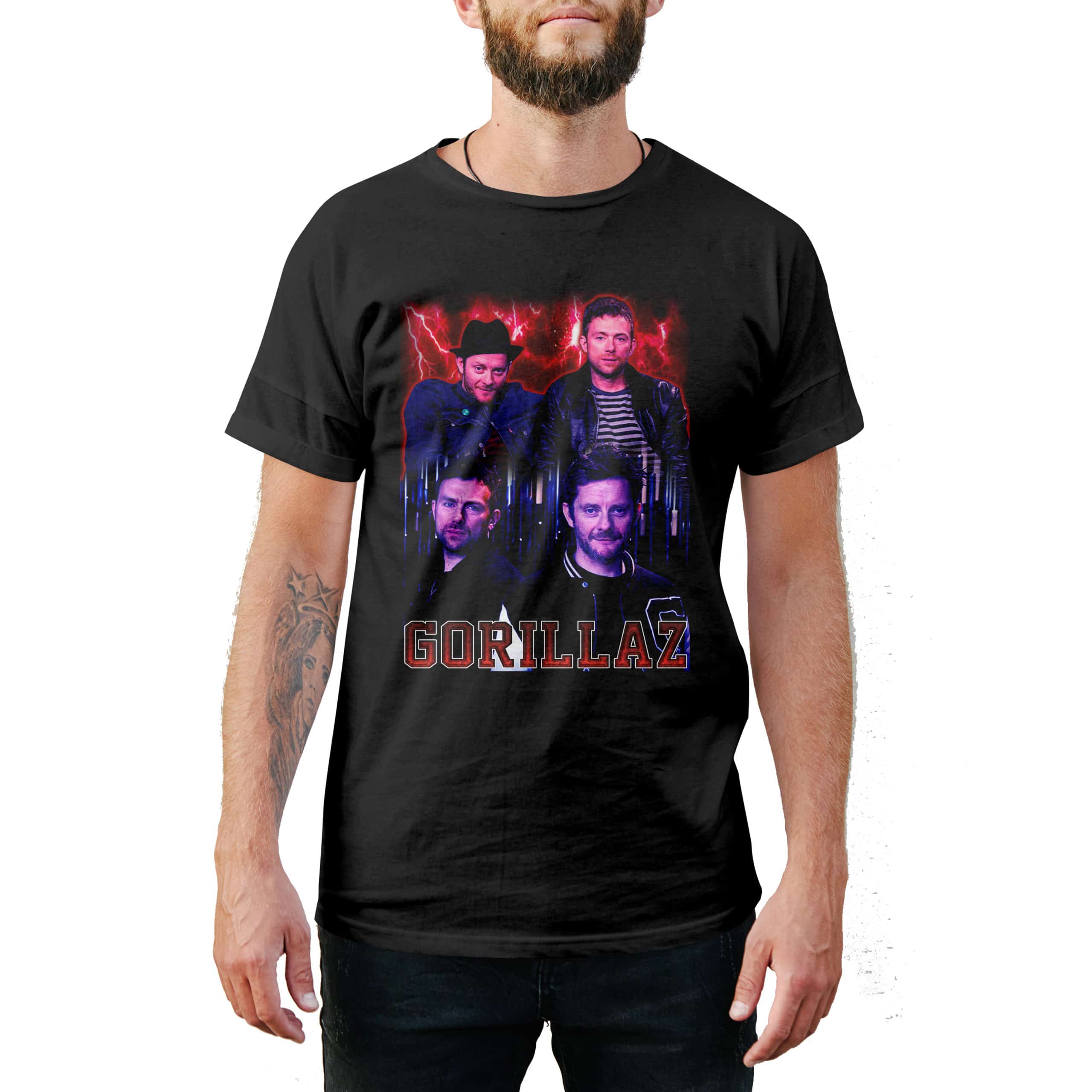 Vintage Style Gorillaz T-Shirt Vintage Style Gorillaz T-Shirt