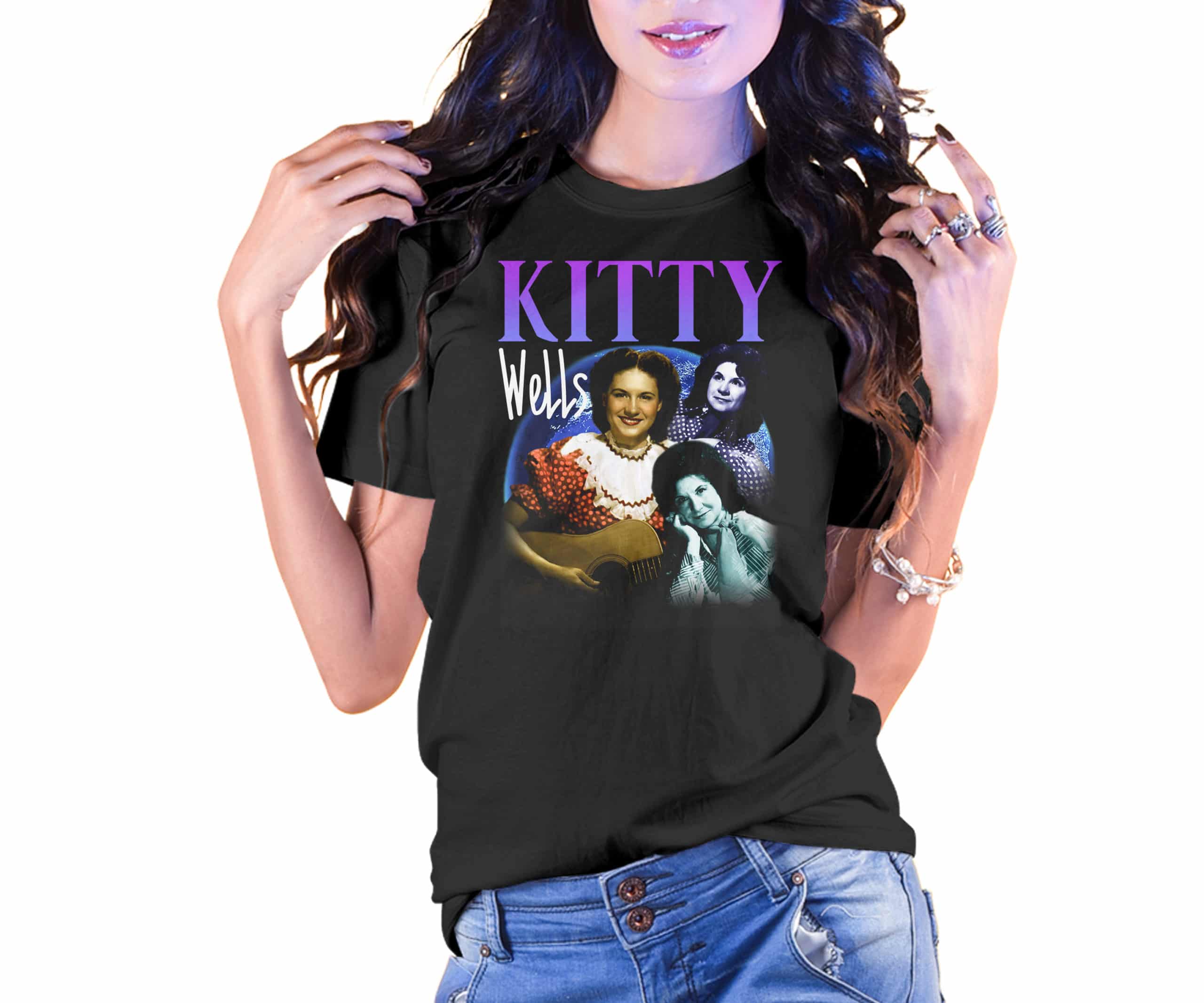 Vintage Style Kitty Wells T-Shirt Vintage Style Kitty Wells T-Shirt
