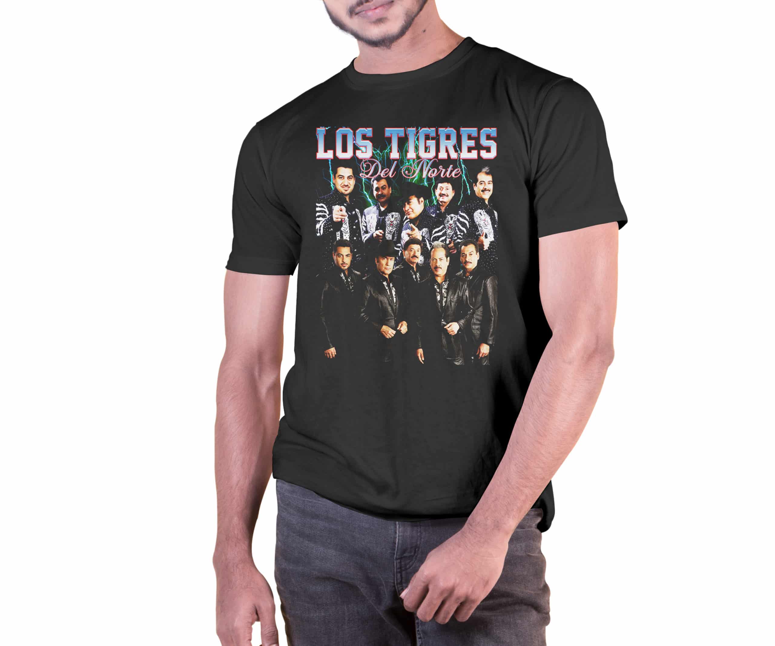 Vintage Style Los Tigres Del Norte T-Shirt Vintage Style Los Tigres Del Norte T-Shirt