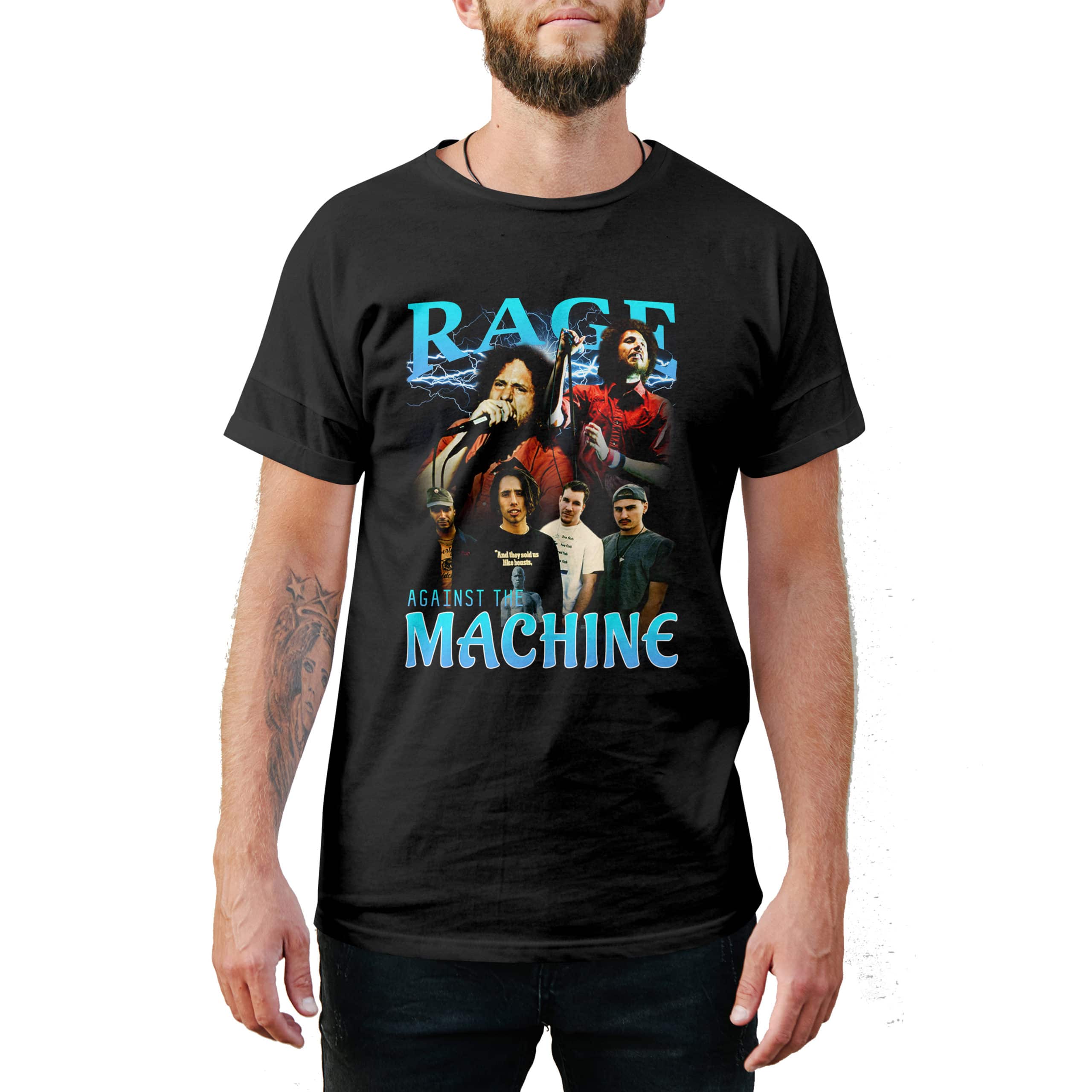 Vintage Style Race Against the Machine T-Shirt Vintage Style Race Against the Machine T-Shirt