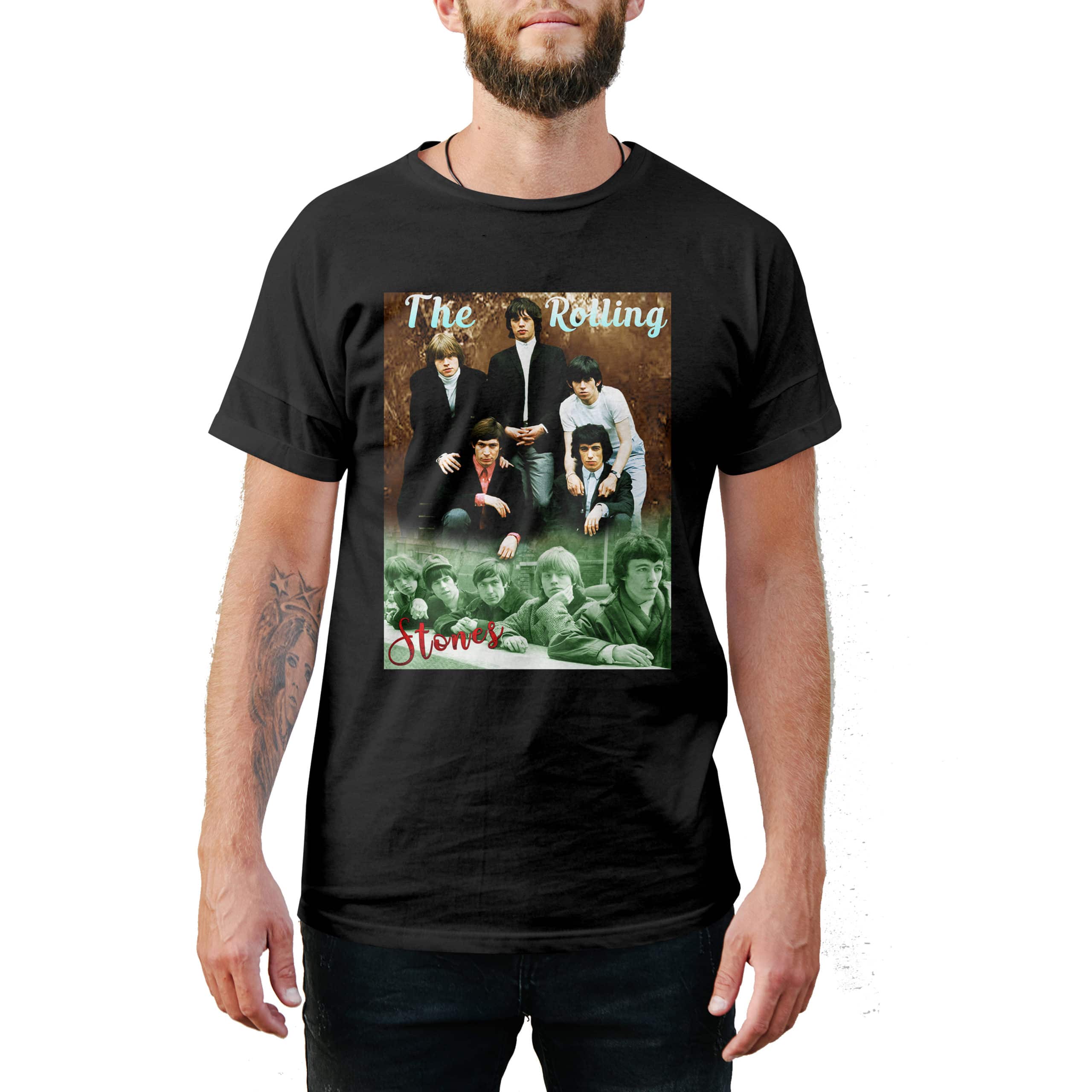Vintage Style Rolling Stones T-Shirt Vintage Style Rolling Stones T-Shirt