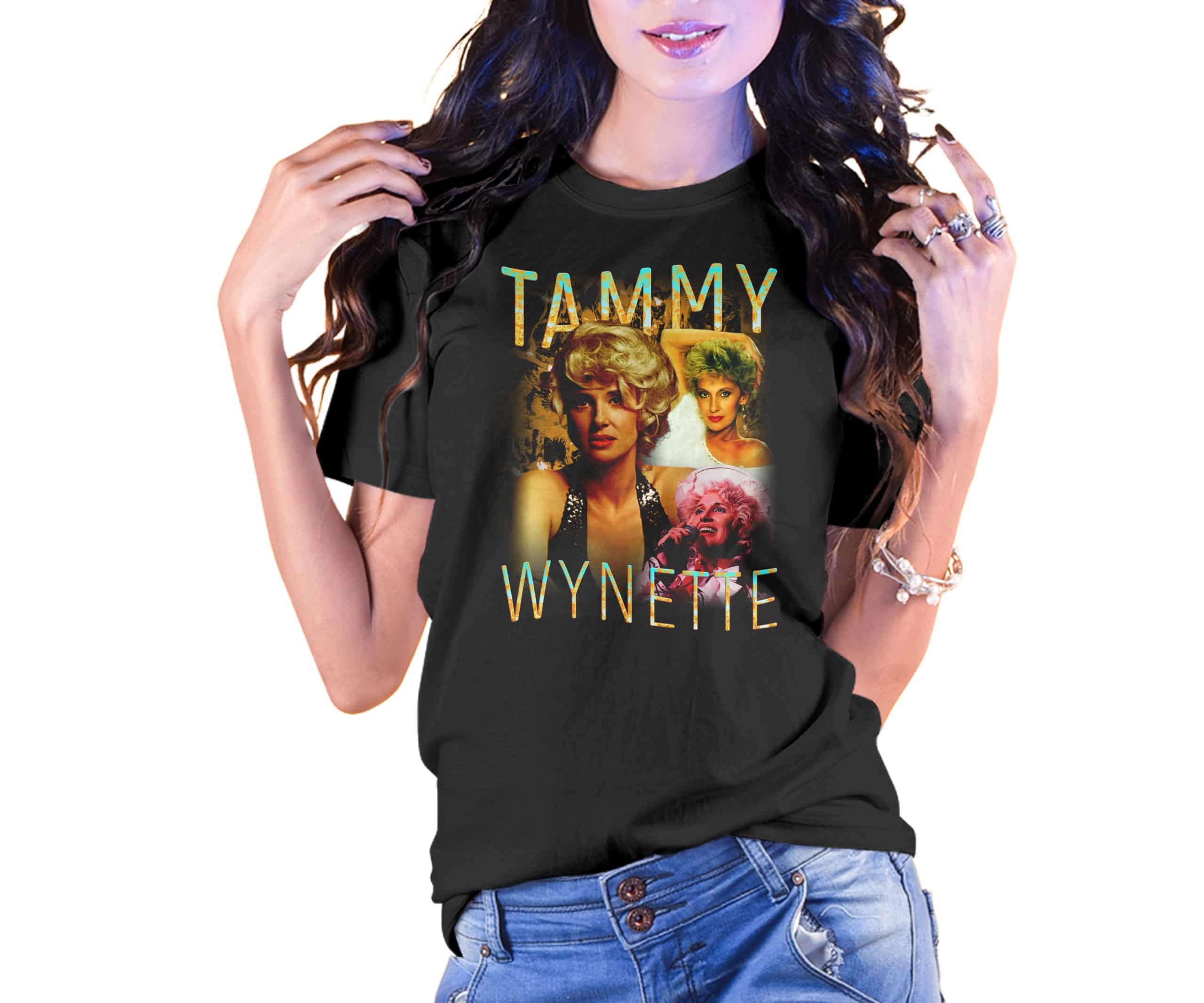 Vintage Style Tammy Wynette T-Shirt Vintage Style Tammy Wynette T-Shirt