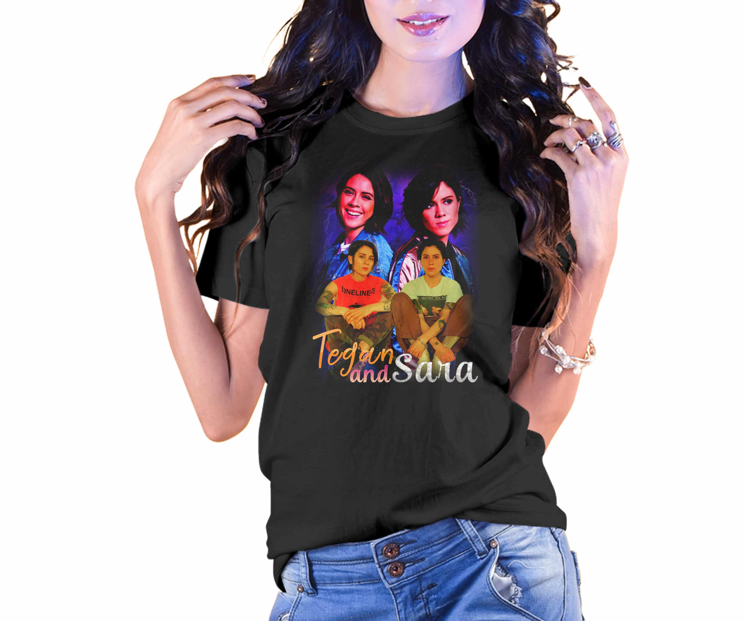 Vintage Style Tegan and Sara T-Shirt Vintage Style Tegan and Sara T-Shirt