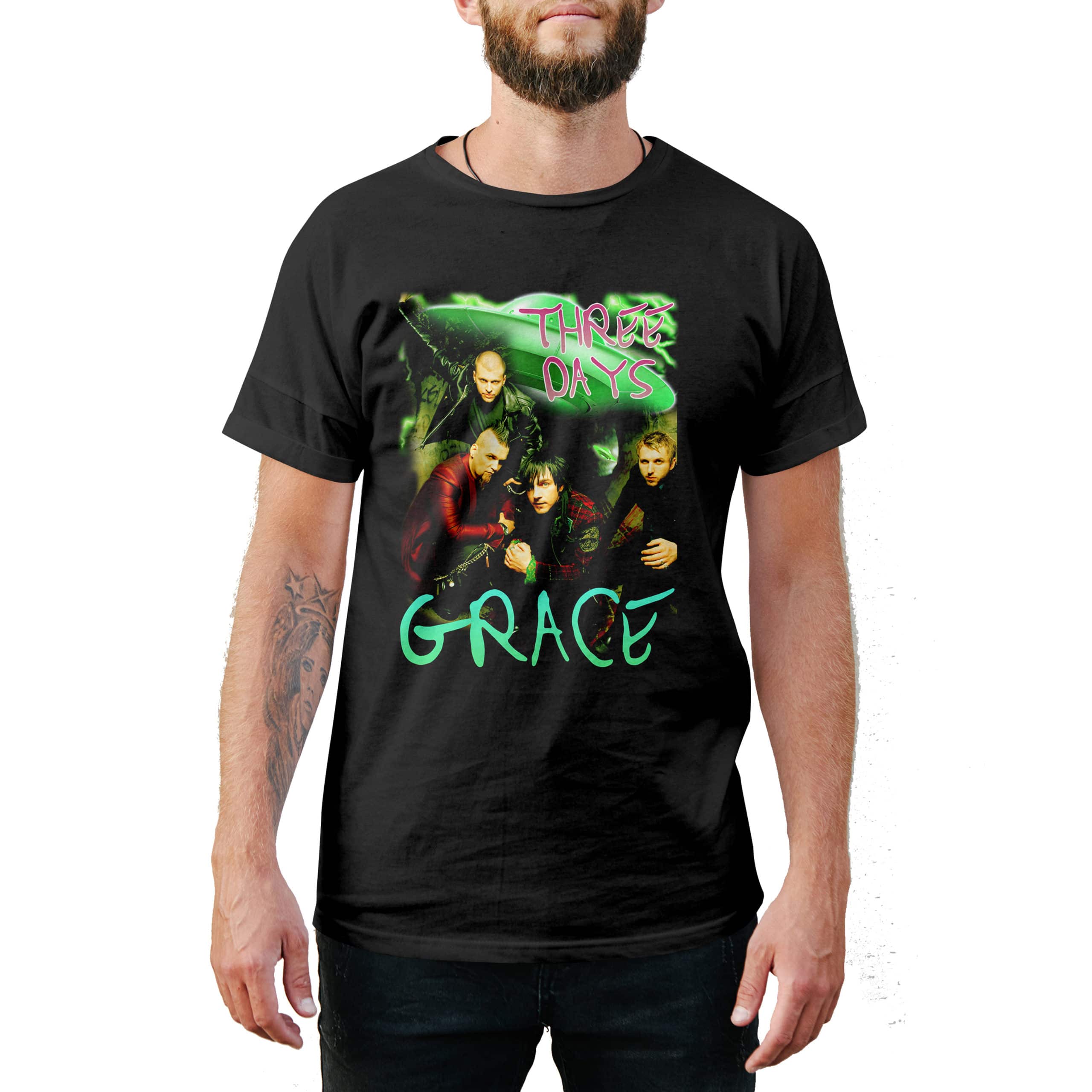 Vintage Style Three Days Grace T-Shirt Vintage Style Three Days Grace T-Shirt