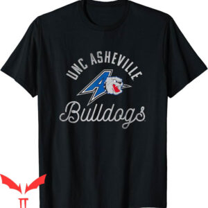 Vintage UNC T-Shirt Asheville Bulldogs Logo Sports Tee