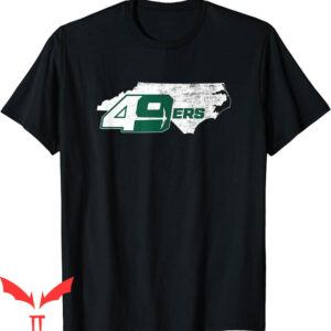 Vintage UNC T-Shirt Charlotte 49ers State Shape Sports Tee