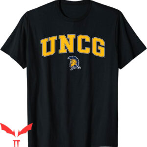 Vintage UNC T-Shirt Greensboro Spartans Arch Over Sports Tee